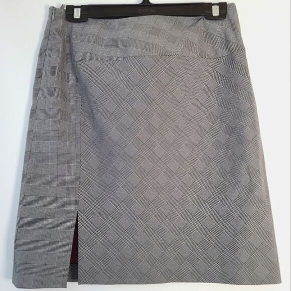 Italian-Made Glen Plaid Skirt – Size 28 Waist - Picture 1 of 7
